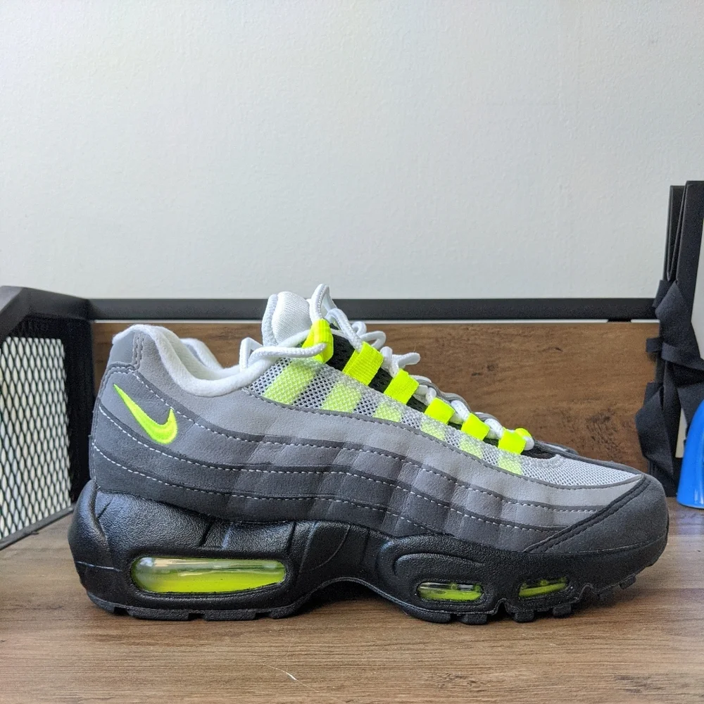 Nike | Shoes | Nike Air Max 95 Neon Green Size 5y Or Womens 65
